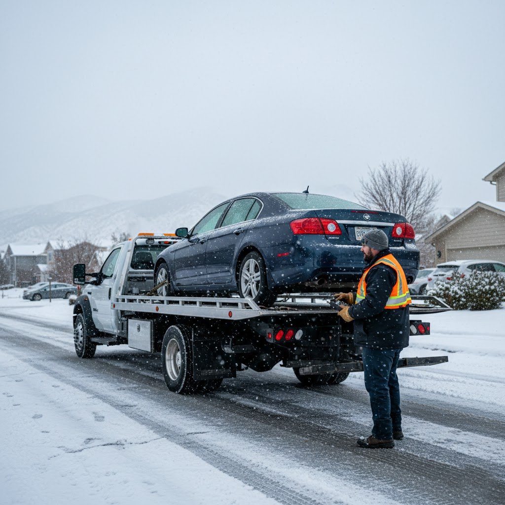 Winter Towing Tips for Drivers in Aurora