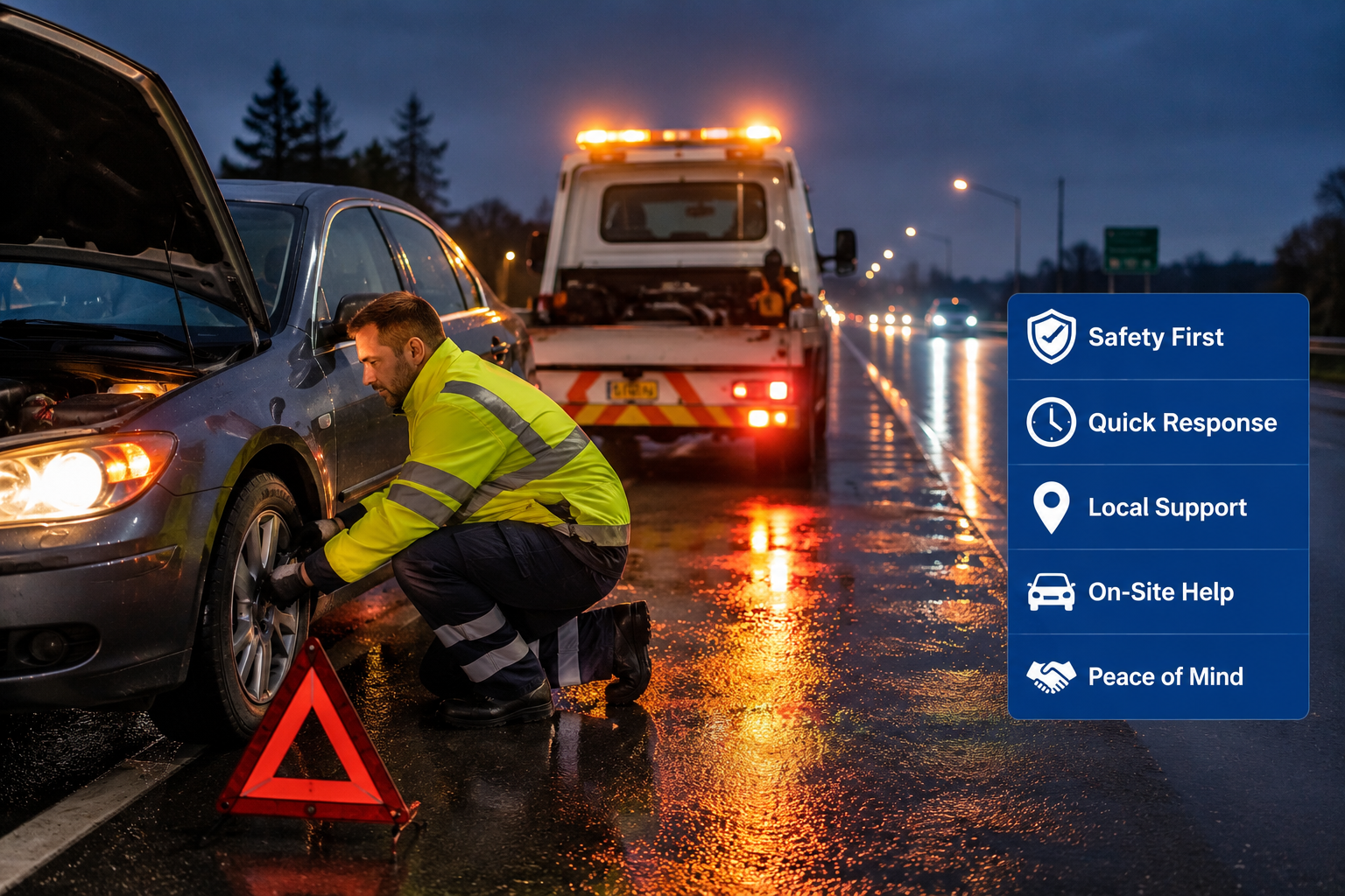 How Does Emergency Roadside Assistance Aurora Co Keep Drivers Safe?