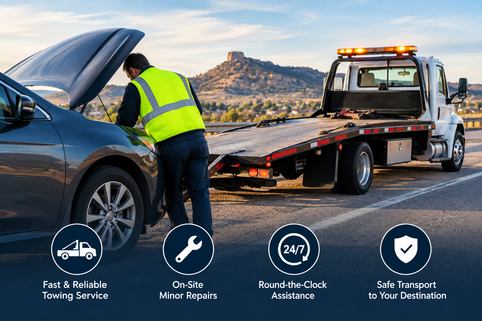 How Can Tow Truck Castle Rock Co Help During Vehicle Breakdowns?