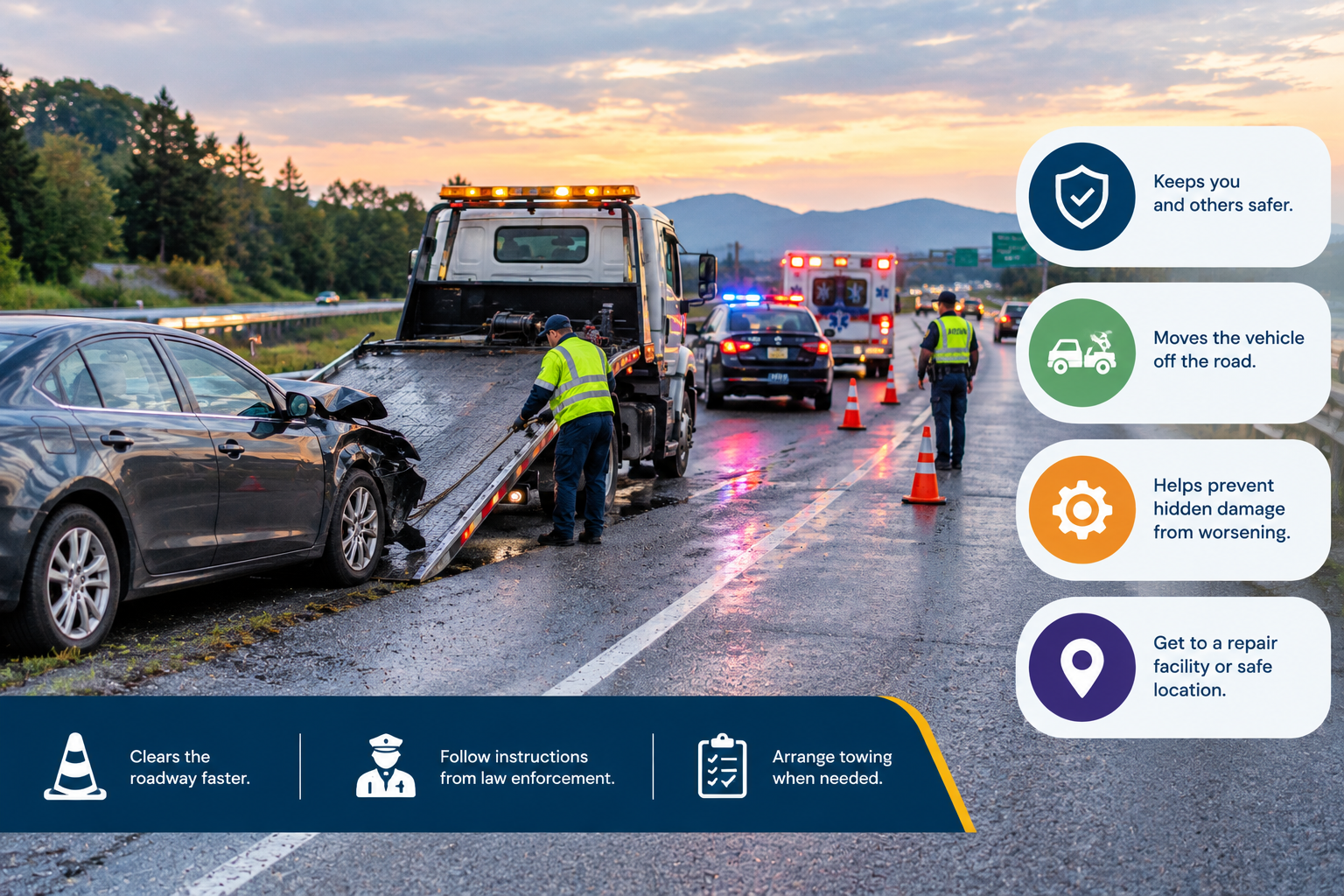How Can Towing Help After an Accident