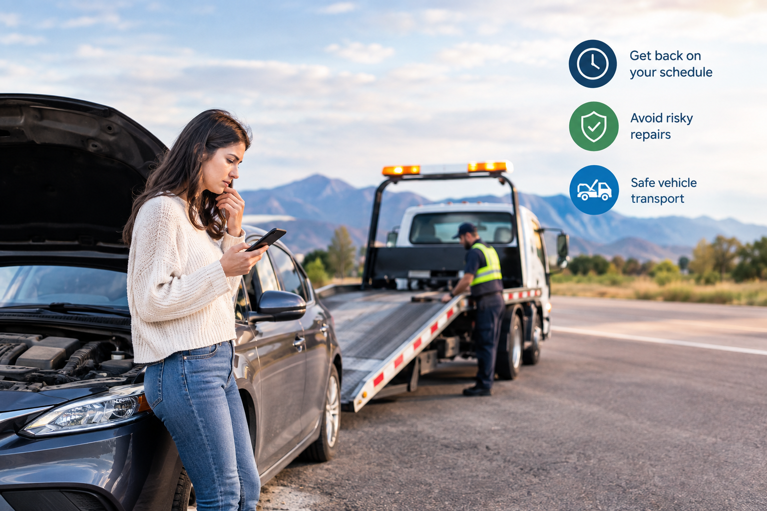 How Can Towing Reduce Stress During a Breakdown