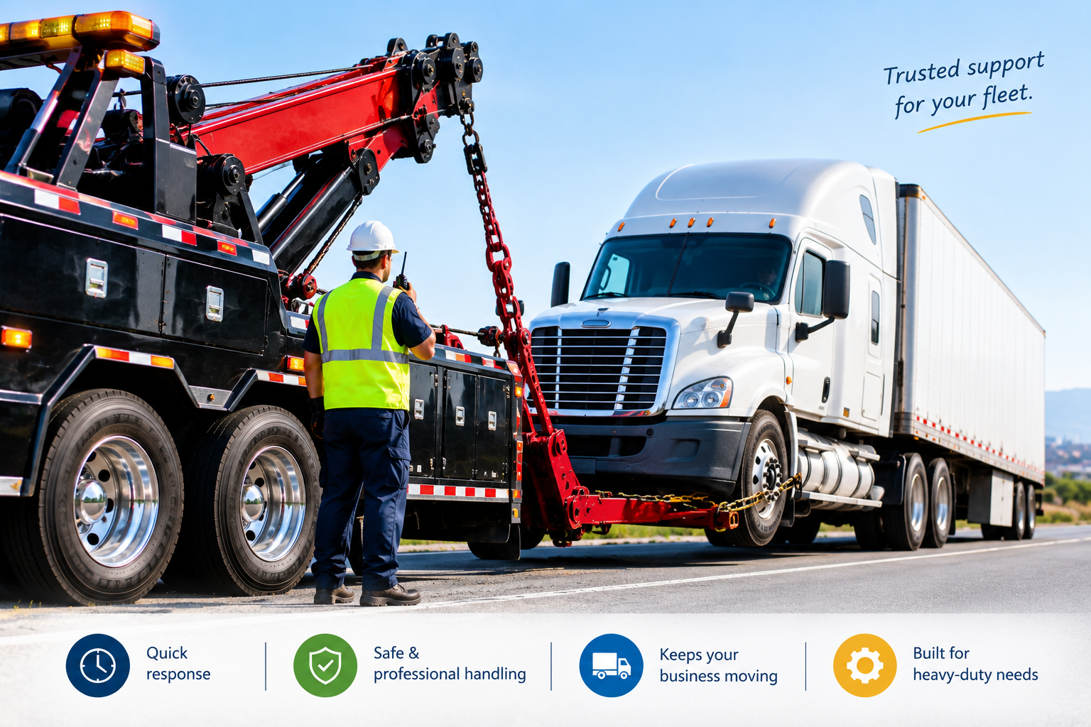 How Heavy-Duty Towing Helps Reduce Business Downtime