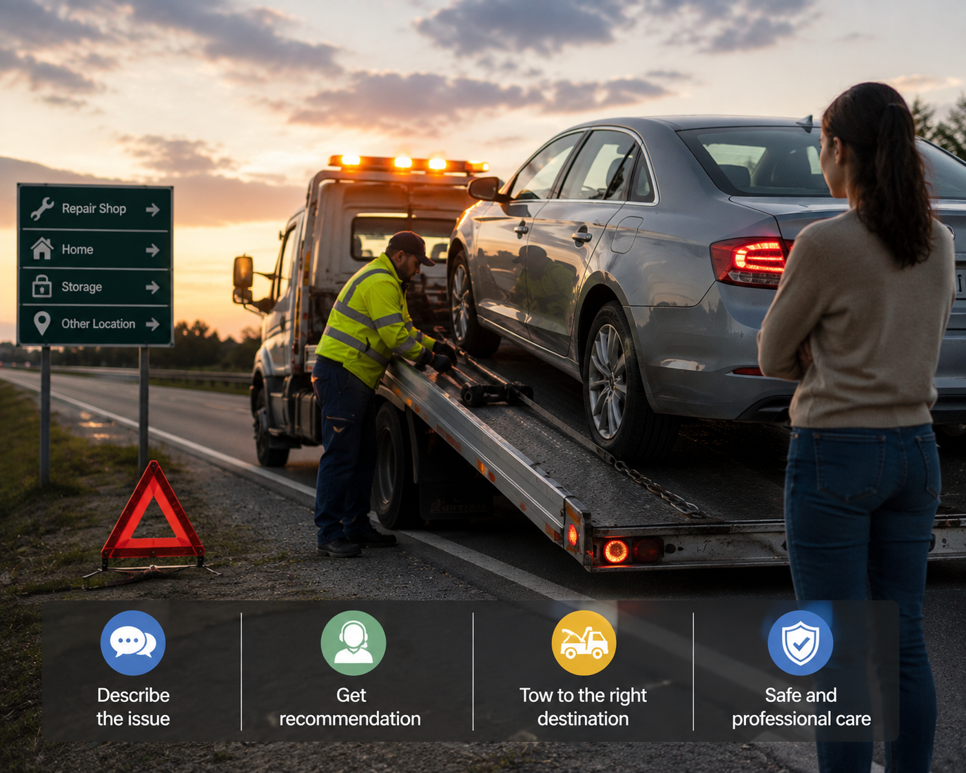 What Happens When a Vehicle Cannot Be Repaired at the Roadside