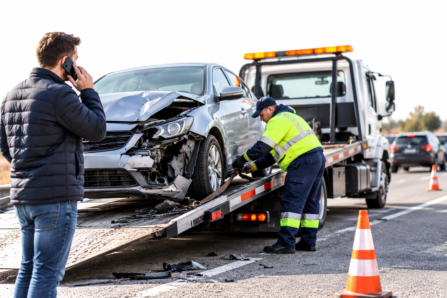 How Can Aurora Tow Truck Service Assist at an Accident Scene?