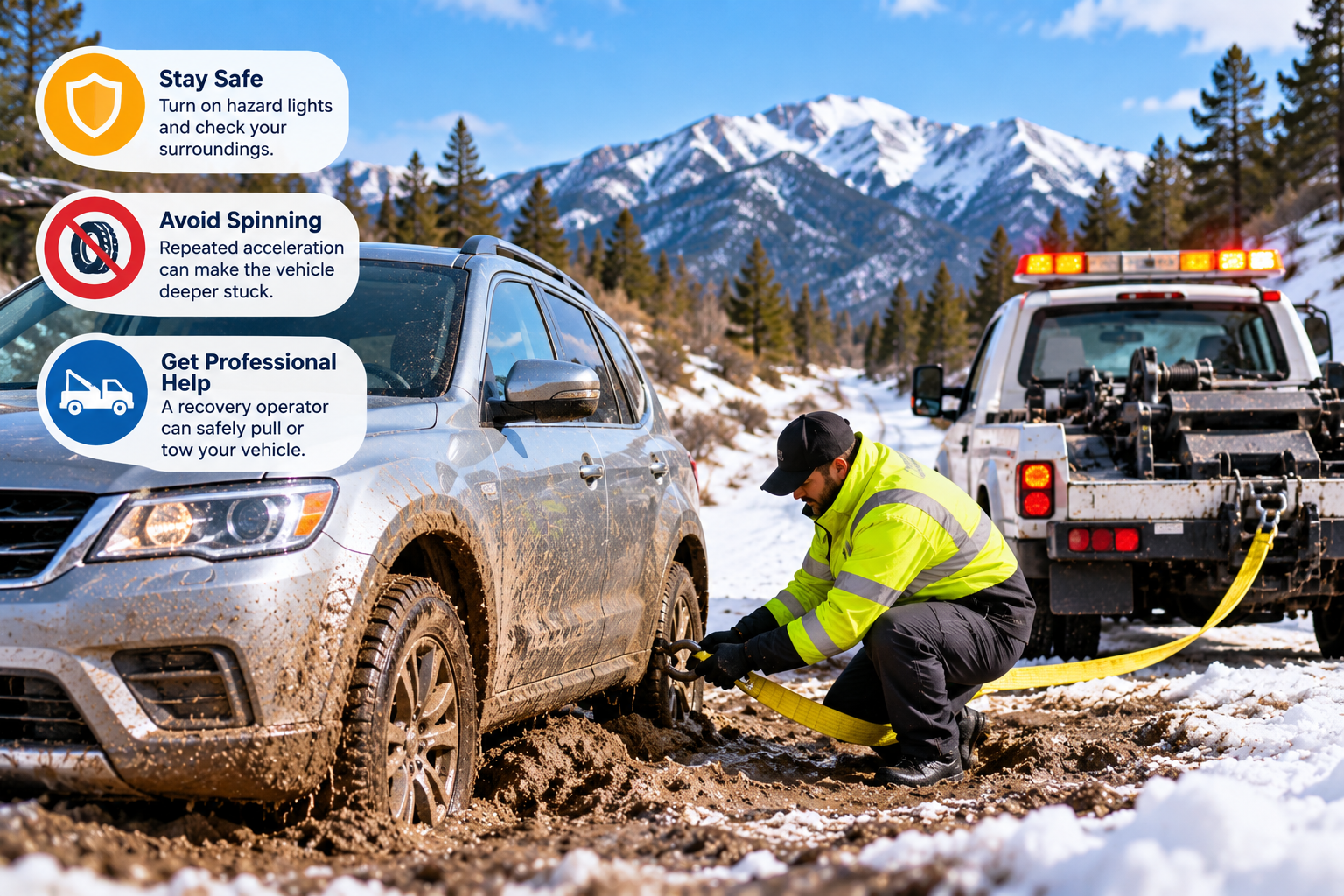 What Should You Do When Your Vehicle Gets Stuck in Parker, Colorado?